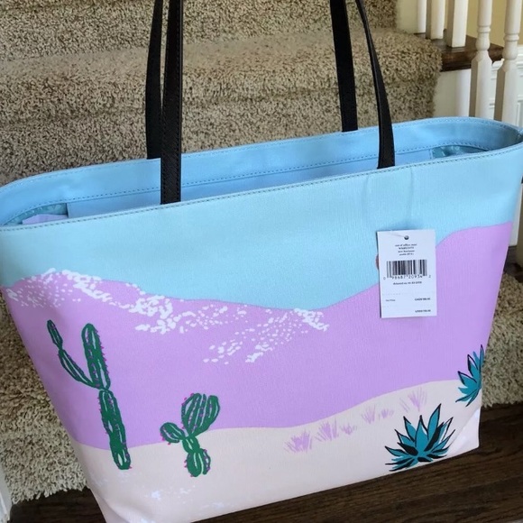 NWT KATE SPADE OUT OF OFFICE REMI TOTE CACTUS BAG - Picture 4 of 7